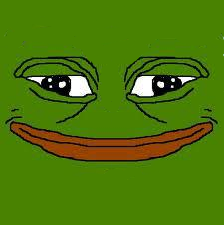 Pepe full face green — Pepe meme