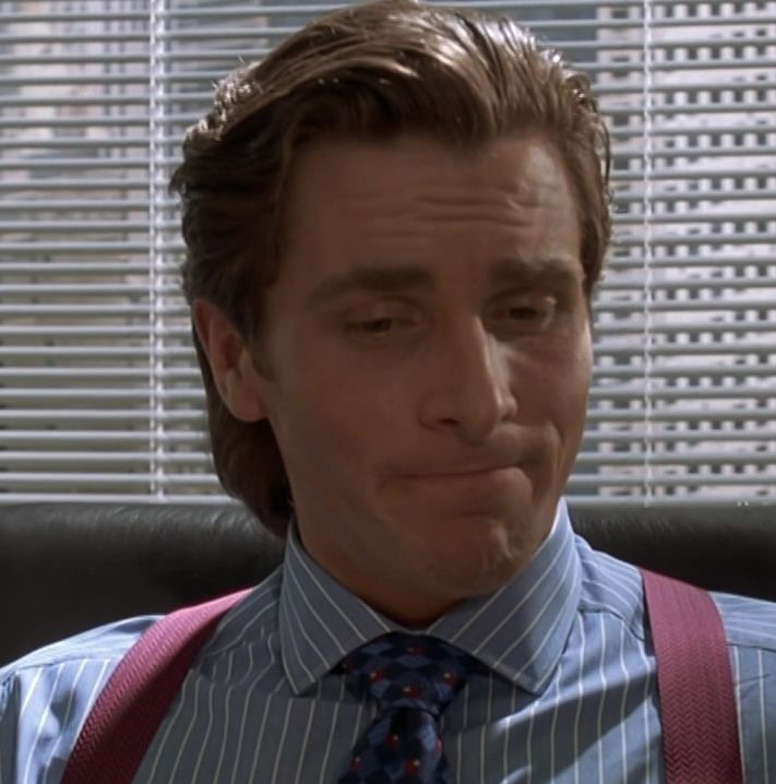 Bateman making uncertain jim face — Reaction meme