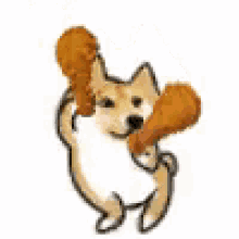 Doge dancing chicken nuggets — Reaction meme