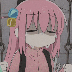 Anime Girl Crying Alone — Reaction meme
