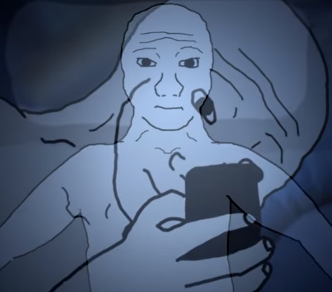 Wojak late night feels — Wojak meme