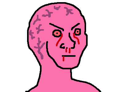 Pink wojak simple — Wojak meme