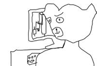 Bobo no color badly drawn — Bobo meme