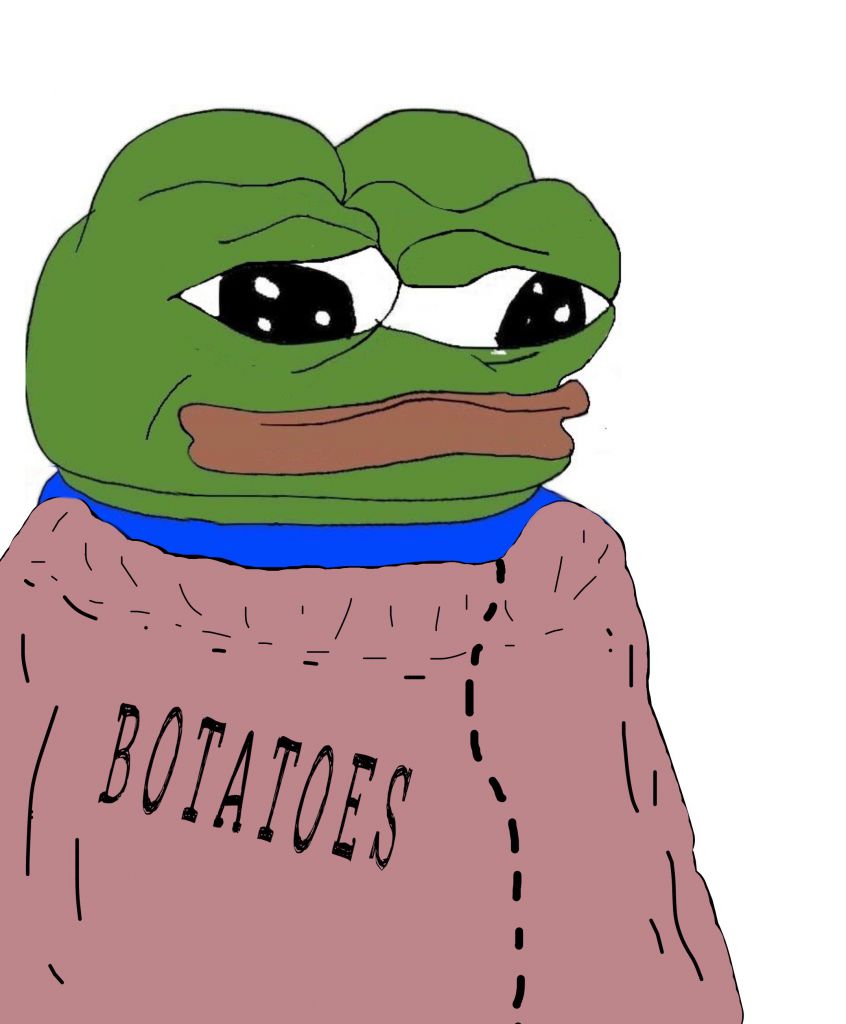 Pepe potato sack — Pepe meme