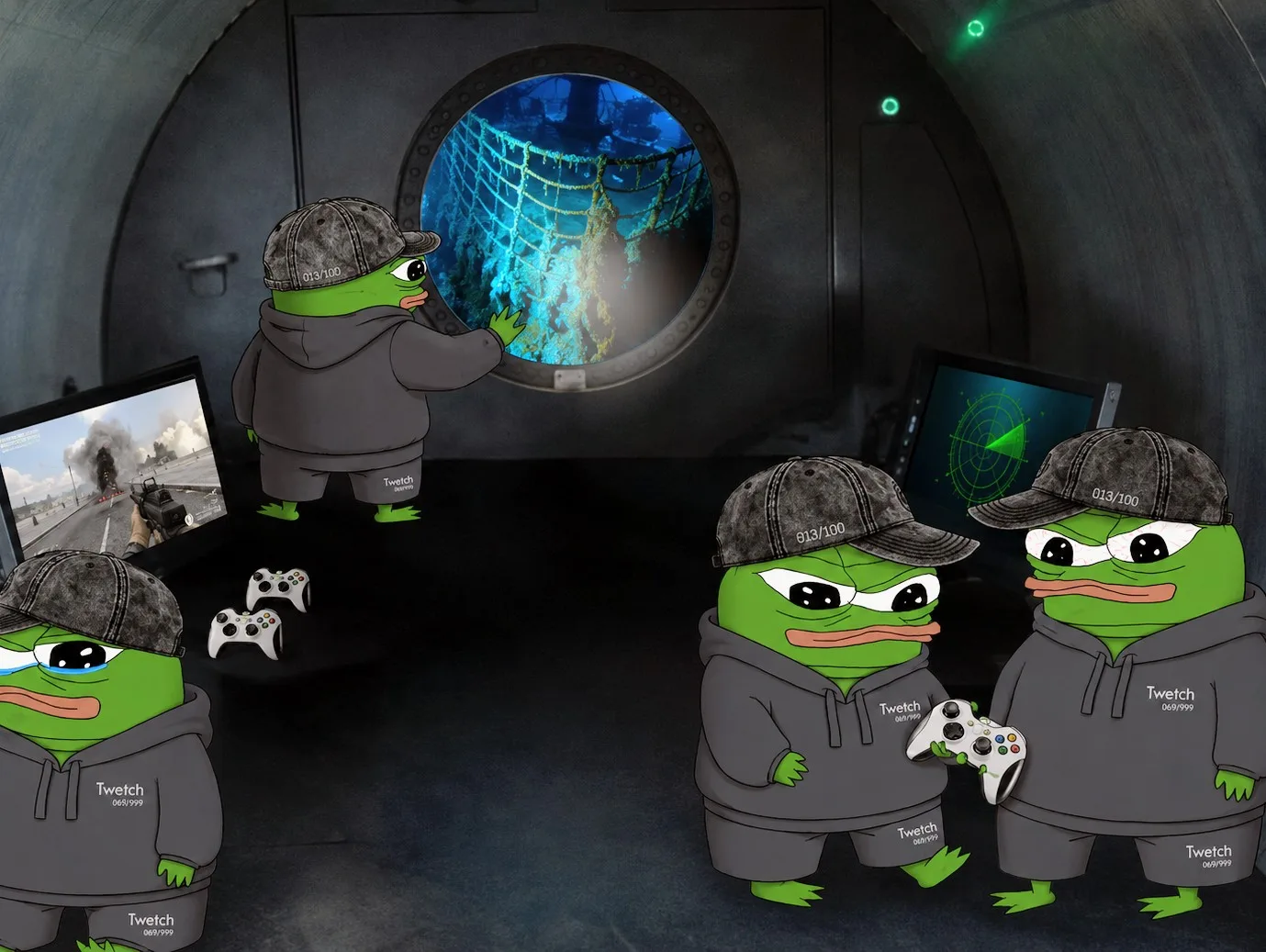 Ocean Gate Apu — Twetch meme