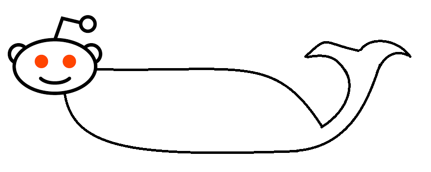 Reddit snoo whale — Reaction meme