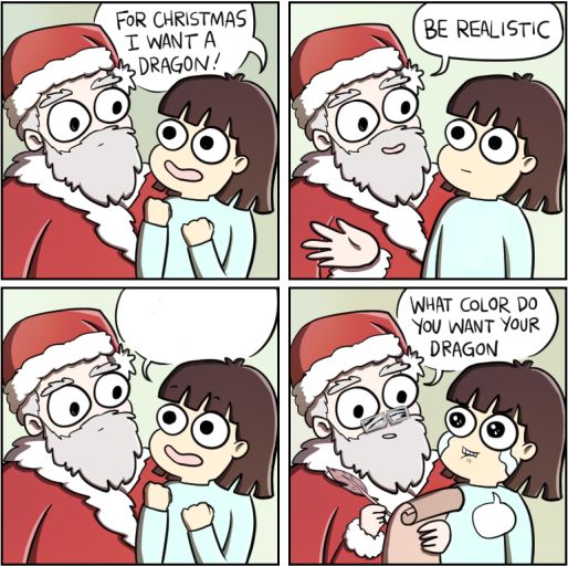 For Christmas I Want a Dragon meme template — Templates meme