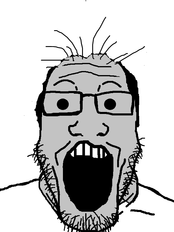 Wojak soy boy npc color — Wojak meme