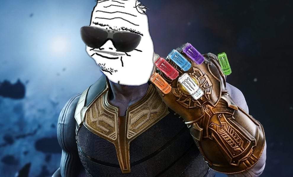 Boomer thanos monster gauntlet — Boomer meme