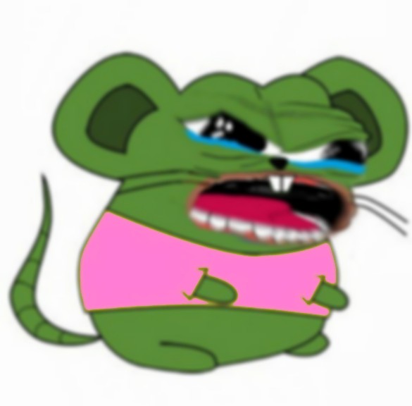 Pepe mouse pink shirt mad — Pepe meme