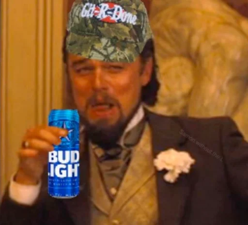 Bud light man Cali Pack 3 sticker — Sticker Packs meme