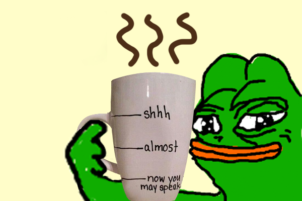 Pepe office coffee cup — Pepe meme