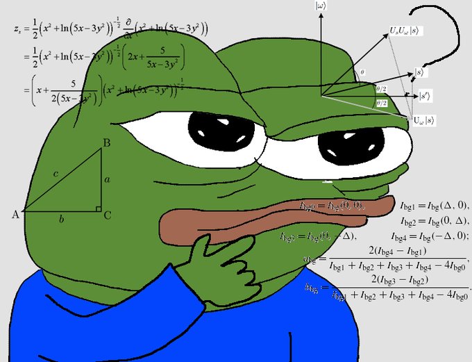 Pepe math — Pepe meme