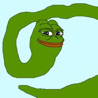 Pepe snake smug — Pepe meme