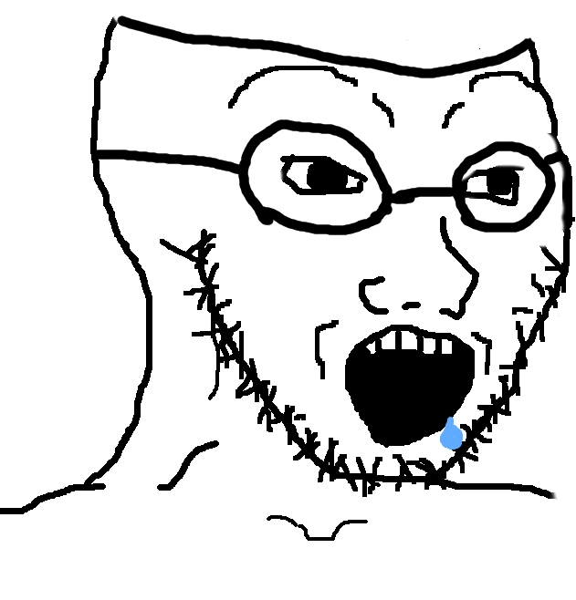 Wojak soy boy brainlet — Wojak meme