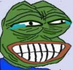 Pepe grinning big — Pepe meme