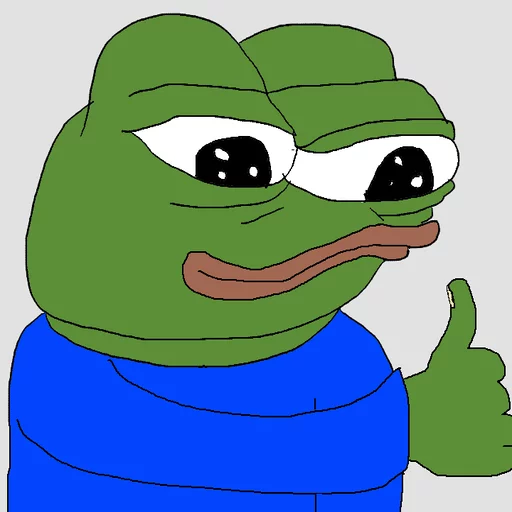 Thumbs up Frog Friends sticker — Sticker Packs meme