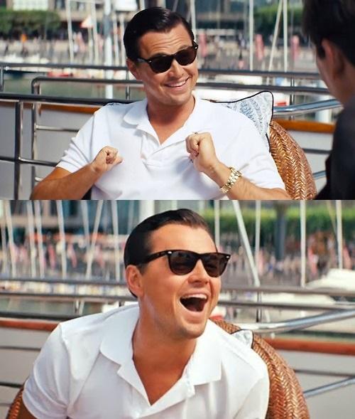 Leonardo Dicaprio Wolf Of Wall Street meme template — Templates meme