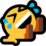 Laughing crying emoji guy — Reaction meme