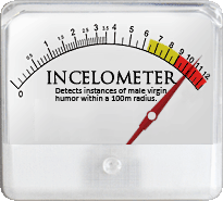Incel meter pegged full incel — Reaction meme
