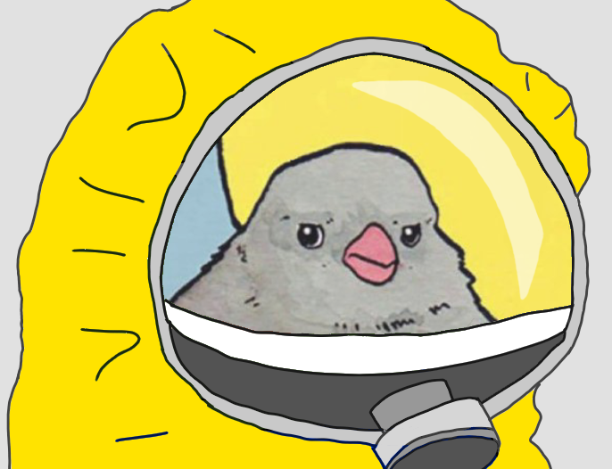 Bird hazmat suit — Reaction meme