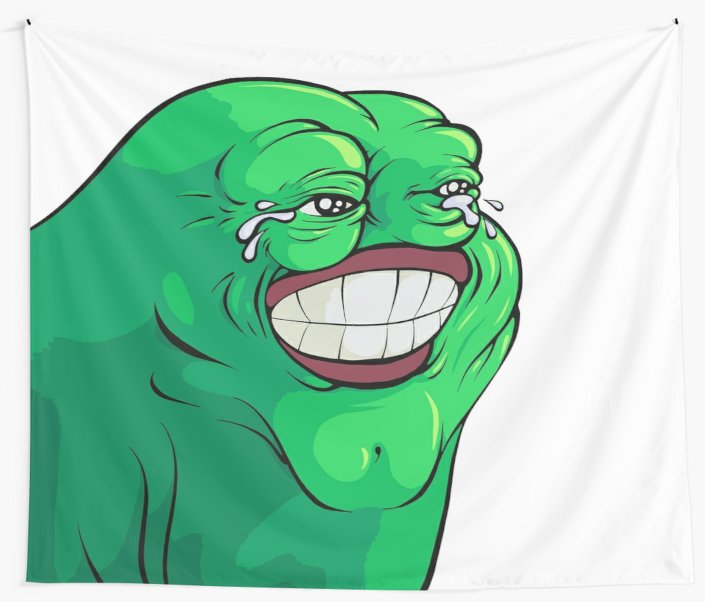 Pepe alien laughing sheet — Pepe meme