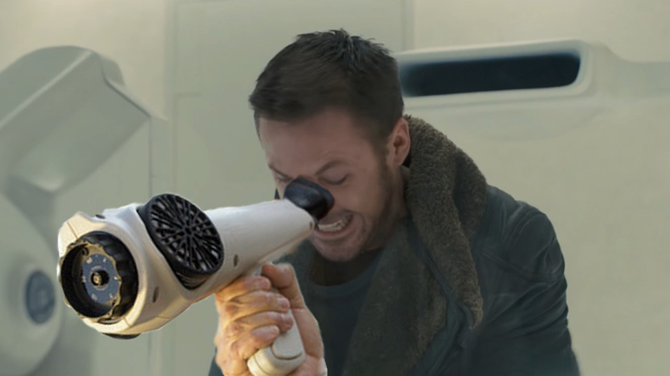 Gosling bladerunner angry sniff — Reaction meme