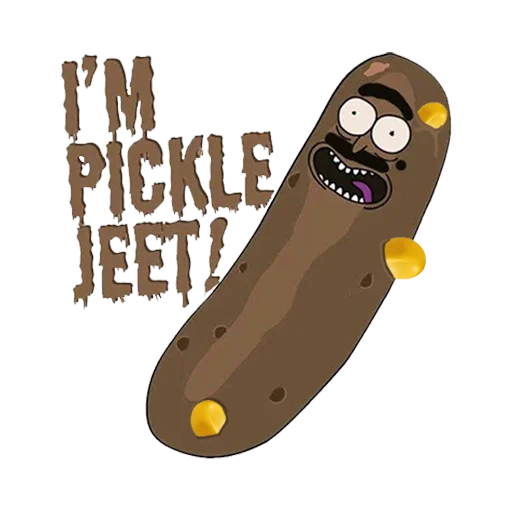 Pickle jeet Jeet Degen sticker — Sticker Packs meme