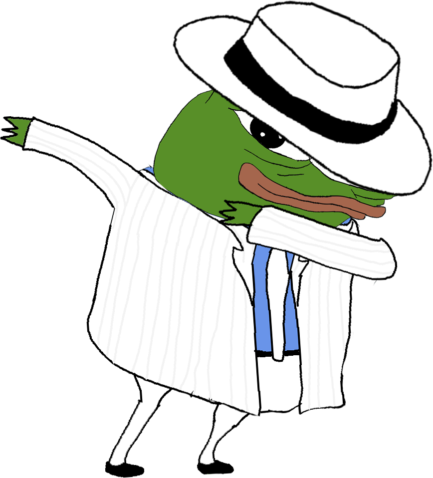 Pepe smooth criminal dab — Pepe meme