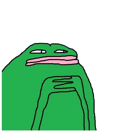 Hands clasped Groyper sticker — Sticker Packs meme