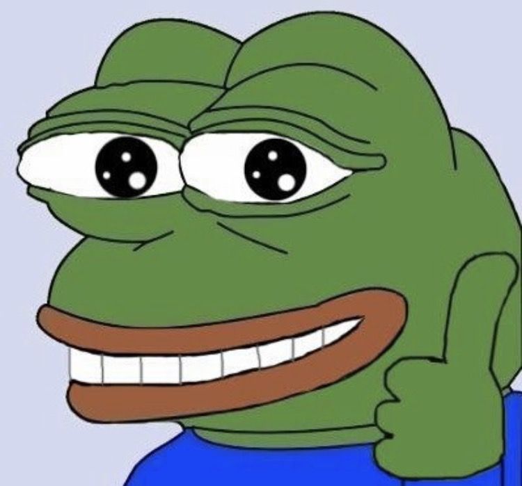 Pepe smile thumbs up — Pepe meme
