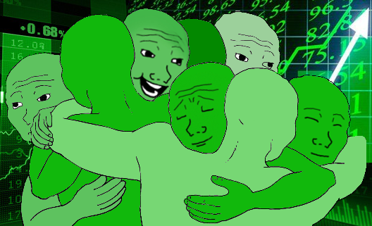 Green wojaks made it — Reaction meme