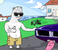 Boomer taking picture next to gto — Boomer meme