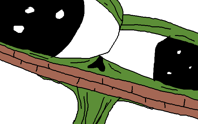 Pepe long sideways face — Pepe meme