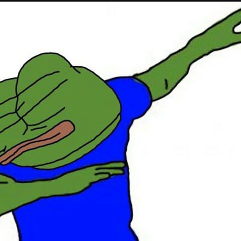 Pepe satisfied dabbing — Pepe meme