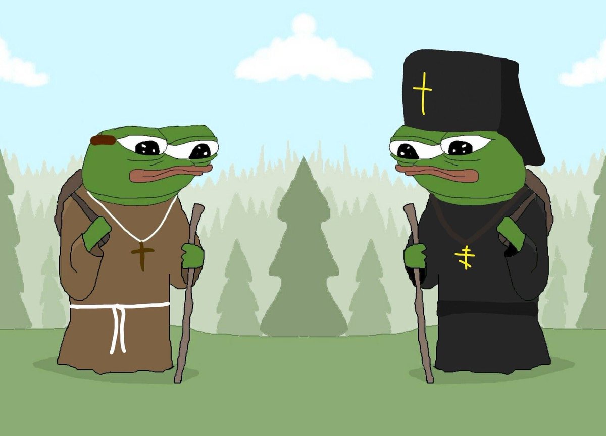 Pepe monk and orthodox priest — Pepe meme