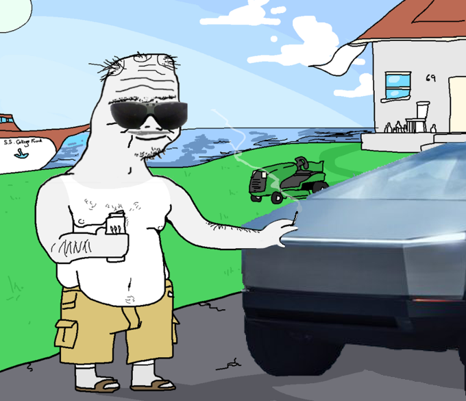 Boomer tesla truck — Boomer meme