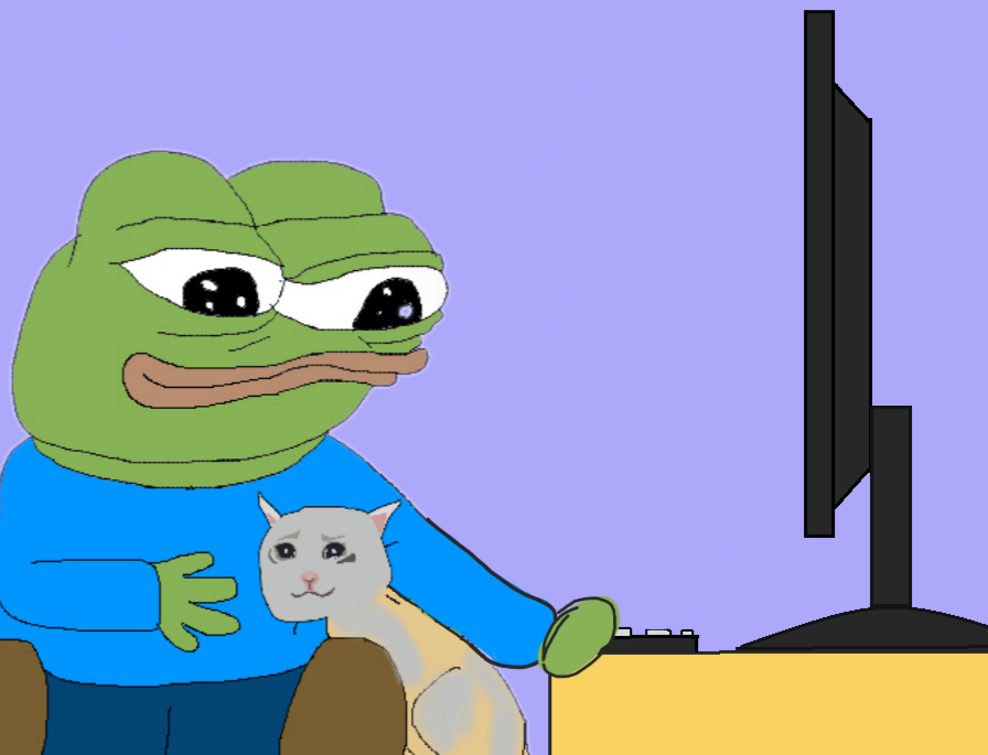 Pepe sad cat — Pepe meme
