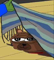 Bobo under blanket — Bobo meme