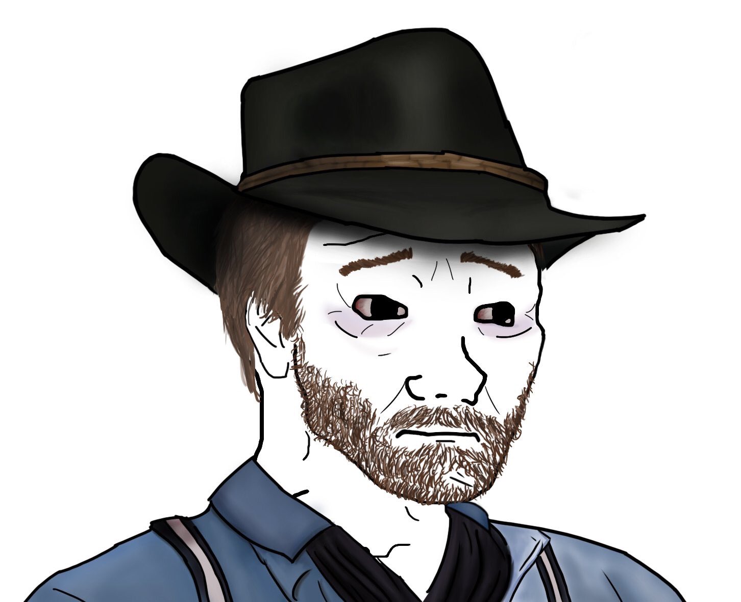 Wojak stage1 straya doomer — Wojak meme