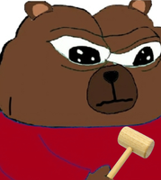 Bobo wooden hammer crying — Bobo meme