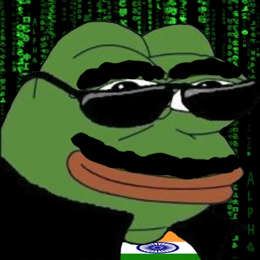 Matrix sunglasses Jeet Degen sticker — Sticker Packs meme