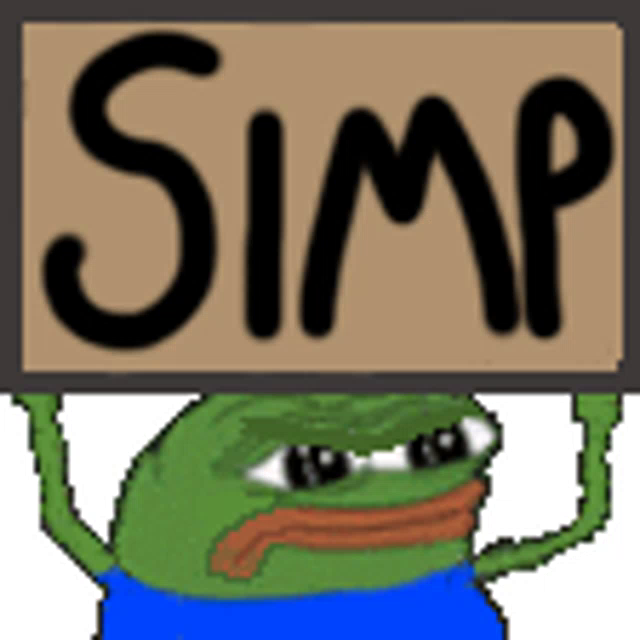 Pepe apu angry holding simp sign — Apu meme