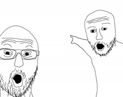 Soyjak Pointing meme template — Templates meme