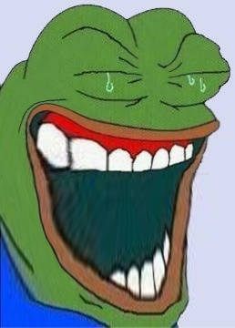 Pepe big laugh — Pepe meme