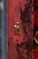 Bobo looking through key hole — Bobo meme