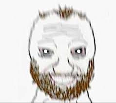 Wojak coomer glowing white eyes — Wojak meme