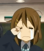 Anime Girl Sad with Tears — Reaction meme