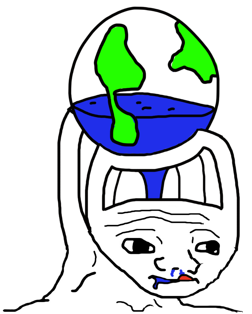 Brainlet empty earth brain — Brainlet meme