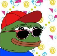 Pepe party sunglasses — Pepe meme